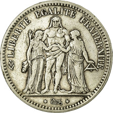 Coin, France, Hercule, 5 Francs, 1848, Lyon, EF(40-45), Silver, Gadoury:683