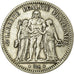 Moneda, Francia, Hercule, 5 Francs, 1848, Lyon, MBC, Plata, Gadoury:683