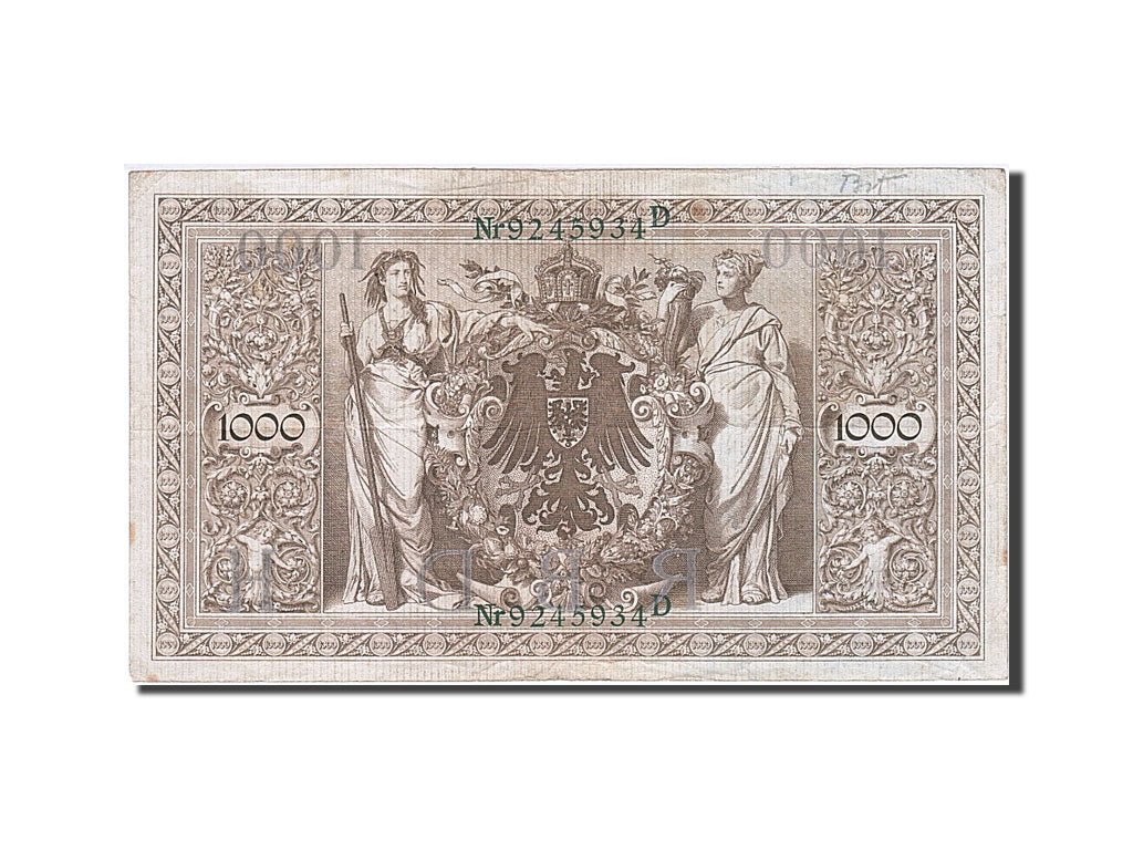 Germany, 1000 Mark, 1910, KM:45b, 1910-04-21, AU(50-53)