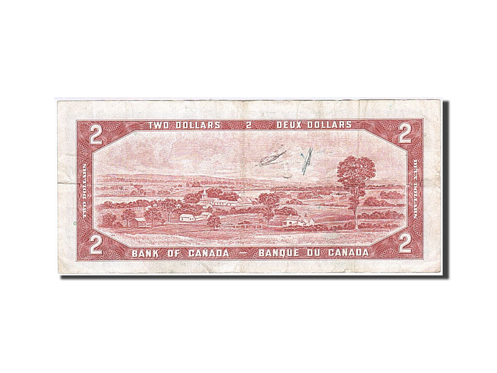 Canada, 2 Dollars, 1954, 1972-1973, KM:76c, EF(40-45)