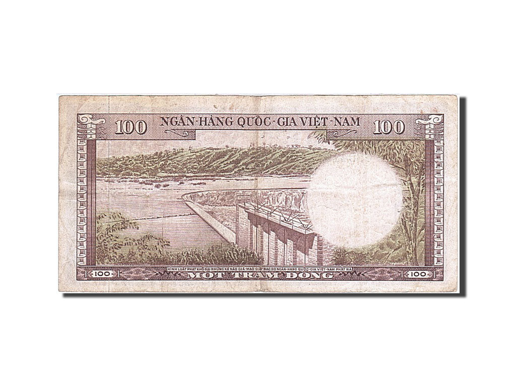 South Viet Nam, 100 Dong, 1964-1966, Undated (1966), KM:18a, EF(40-45)