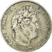 Moneta, Francia, Louis-Philippe, 5 Francs, 1844, Bordeaux, MB+, Argento