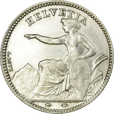 Moneda, Suiza, Franc, 1850, Paris, EBC+, Plata, KM:9