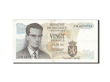 Billet, Belgique, 20 Francs, 1964-1966, 1964-06-15, KM:138, TTB+