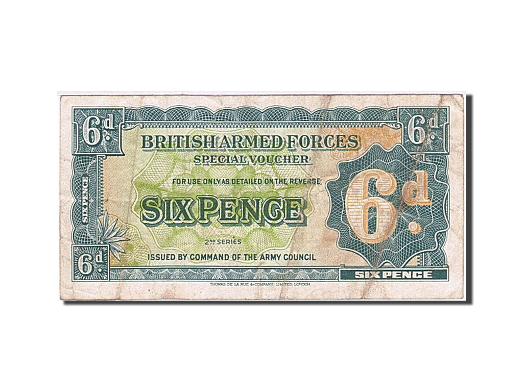 Great Britain, 6 Pence, 1948, KM:M17a, Undated (1948), VF(30-35)