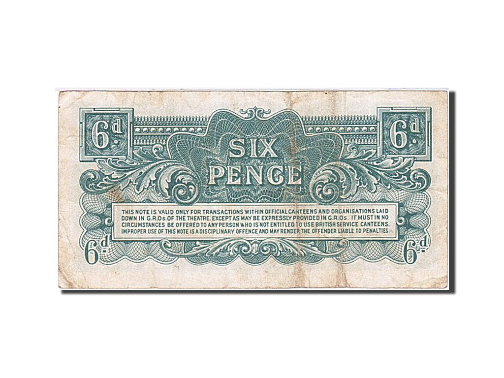 Great Britain, 6 Pence, 1948, KM:M17a, Undated (1948), VF(30-35)