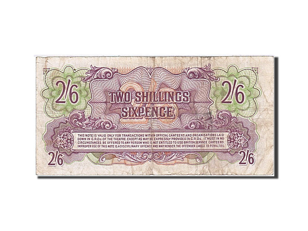 Great Britain, 2 Shillings - 6 Pence, 1948, KM:M19a, Undated (1948), VF(30-35)