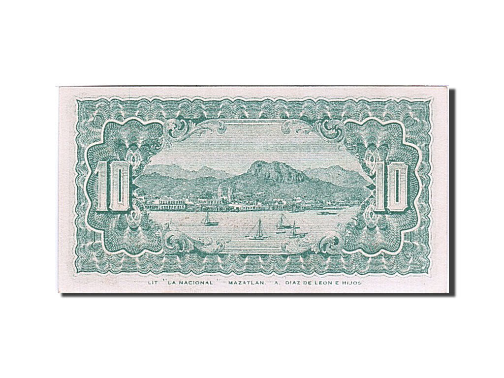 Banknote, Mexico - Revolutionary, 10 Centavos, 1913, 1914-03-16, KM:S1058