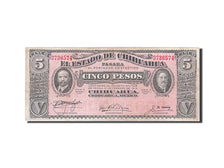 Mexico - Revolutionary, 5 Pesos, 1915, KM:S532c, 1914-02-10, EF(40-45)