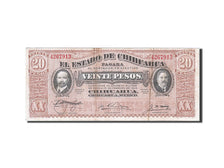 Mexico - Revolutionary, 20 Pesos, 1914, 1914-02-10, KM:S536b, VF(30-35)