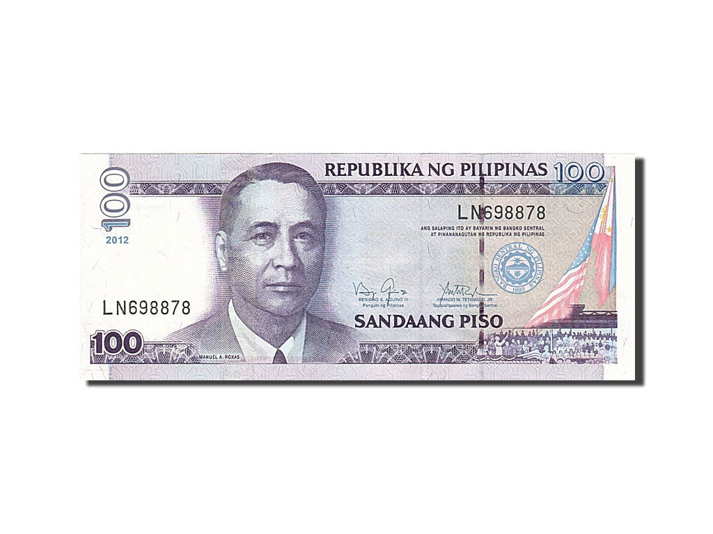 Filippine, 100 Piso, 2001-2002, 2012, SPL