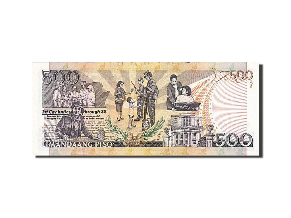 Geldschein, Philippinen, 500 Piso, 2009, 2009, KM:204, UNZ-
