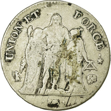 Monnaie, France, Union et Force, 5 Francs, 1798, Bayonne, TB, Argent