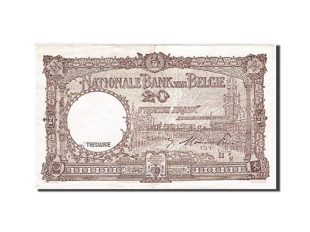 Banknote, Belgium, 20 Francs, 1948, 1948-09-01, KM:116, AU(55-58)