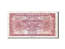 Banknote, Belgium, 5 Francs-1 Belga, 1943-1945, 1943-02-01, KM:121, EF(40-45)