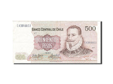 Cile, 500 Pesos, 1975-1989, KM:153b, 1990, BB