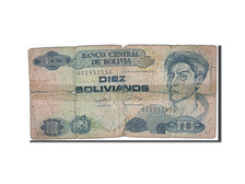 Bolivia, 10 Bolivianos, 1995, KM:216a, 1995, VG(8-10)