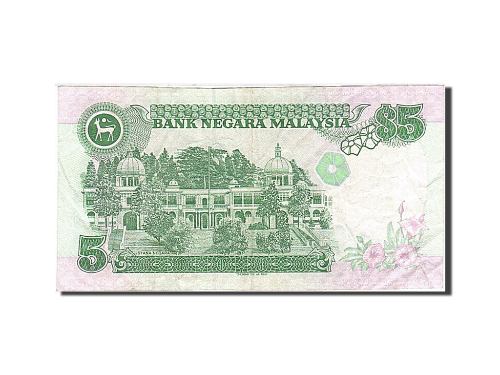 Malaysia, 5 Ringgit, 1981-1983, Undated (1983-1984), KM:20, EF(40-45)