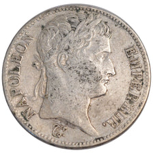 Moneda, Francia, Napoléon I, 5 Francs, 1811, Lille, MBC, Plata, Gadoury:584