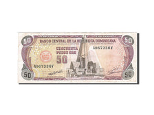 Dominican Republic, 50 Pesos Oro, 1991, KM:135a, 1991, TTB