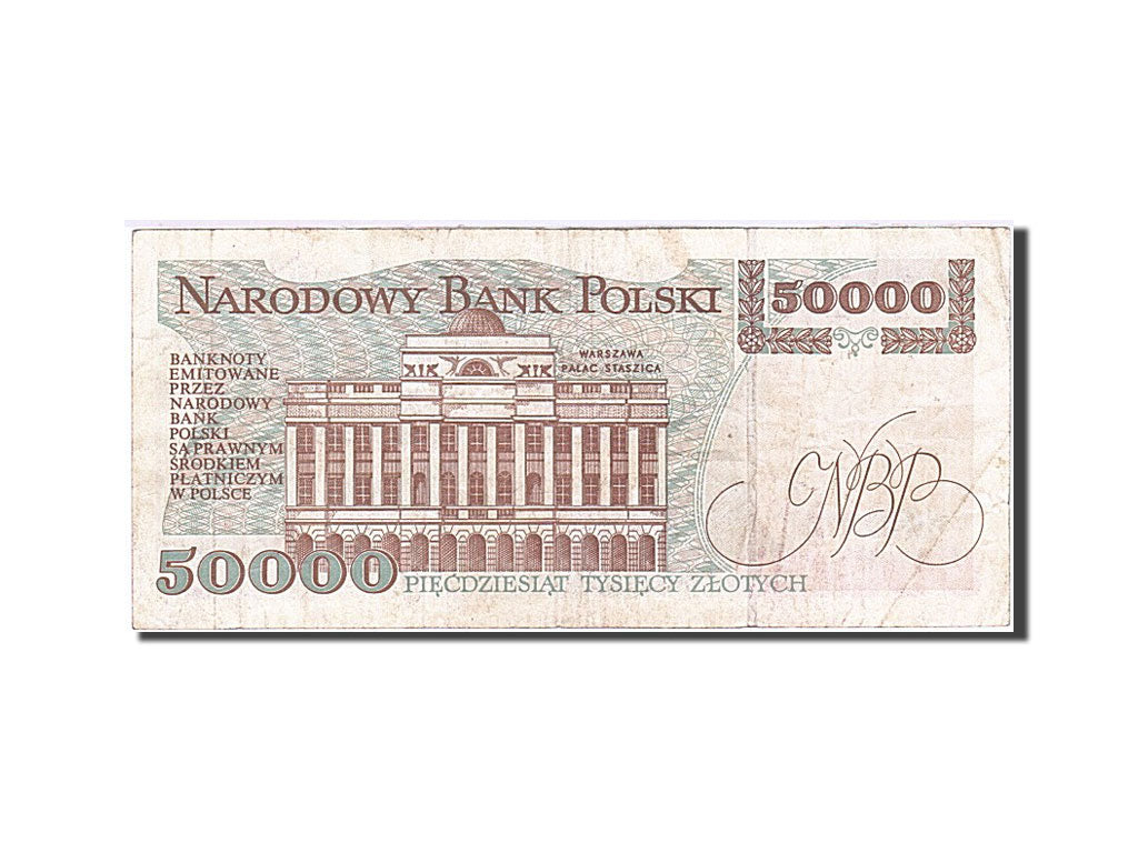 Poland, 50,000 Zlotych, 1993, KM:159a, 1993-11-16, EF(40-45)