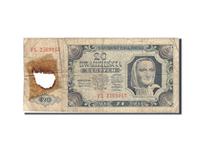 Banknot, Polska, 20 Zlotych, 1948, 1948-07-01, KM:137, VG(8-10)