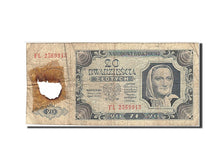 Banknot, Polska, 20 Zlotych, 1948, 1948-07-01, KM:137, VG(8-10)