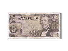 Banknote, Austria, 20 Schilling, 1966-1970, 1967-07-02, KM:142a, VF(20-25)