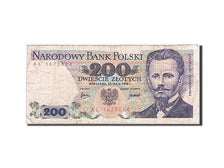 Poland, 200 Zlotych, 1974-1976, 1976, KM:144a, VF(20-25)