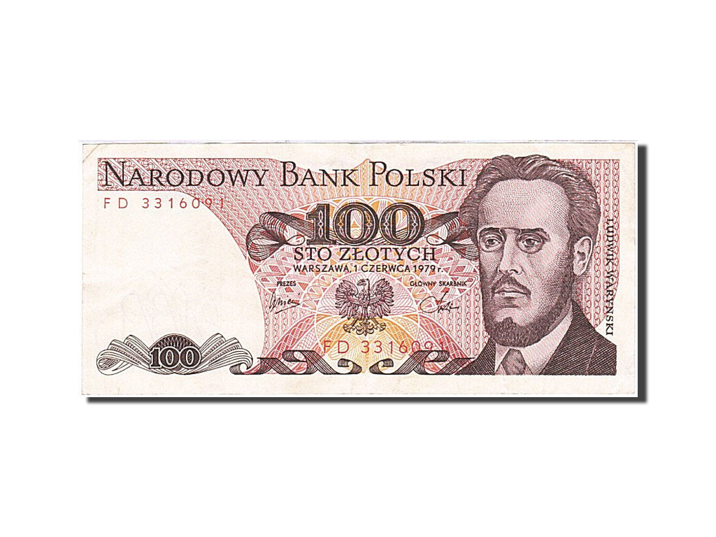 Banknote, Poland, 100 Zlotych, 1974-1976, 1979-06-01, KM:143c, EF(40-45)