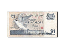 Banknot, Singapur, 1 Dollar, 1976-1980, F/42 362344, KM:9, EF(40-45)