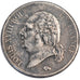 FRANCE, Louis XVIII, 5 Francs, 1817, Rouen, KM #711.2, VF(20-25), Silver,...