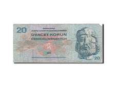 Banconote, Cecoslovacchia, 20 Korun, 1970-1973, KM:92, 1970, B