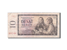 Czechoslovakia, 10 Korun, 1960-1964, 1960, KM:88b, VF(20-25)