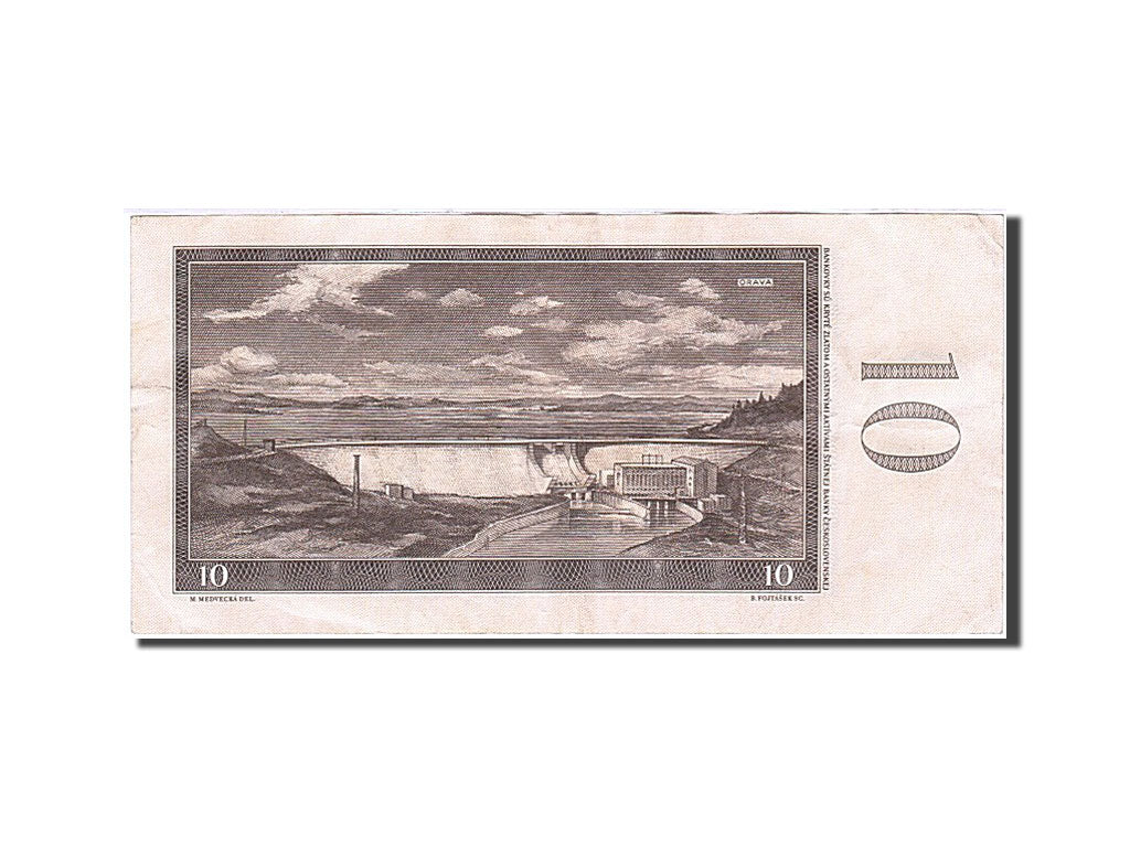 Banknote, Czechoslovakia, 10 Korun, 1960-1964, 1960, KM:88b, EF(40-45)