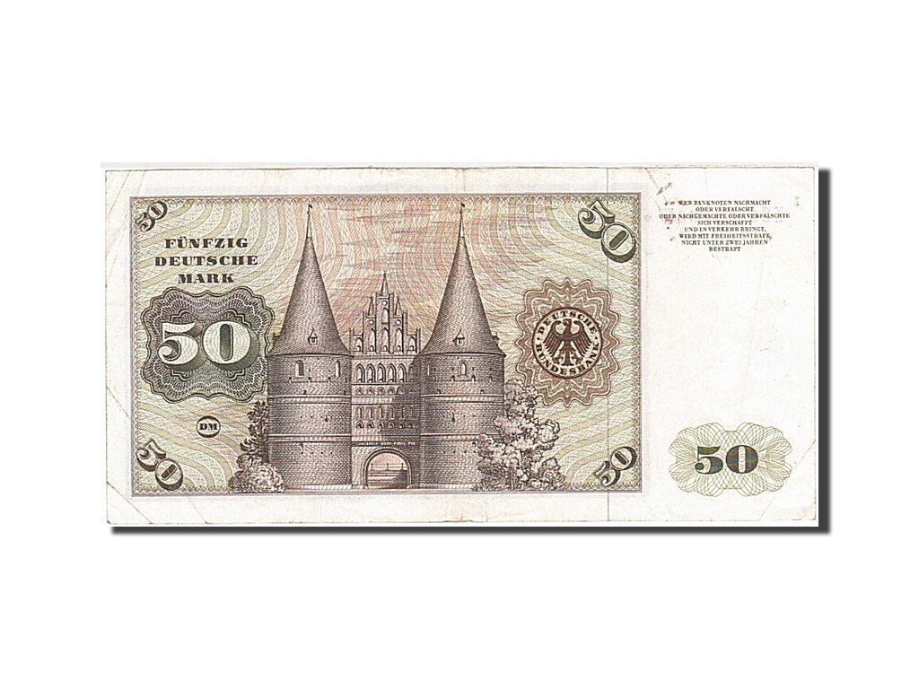 Geldschein, Bundesrepublik Deutschland, 50 Deutsche Mark, 1970-1980, 1977-01-01