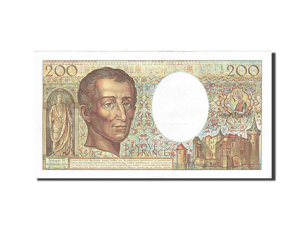 Banconote, Francia, 200 Francs, 1981, 1982, SPL-, Fayette:70.2, KM:155a