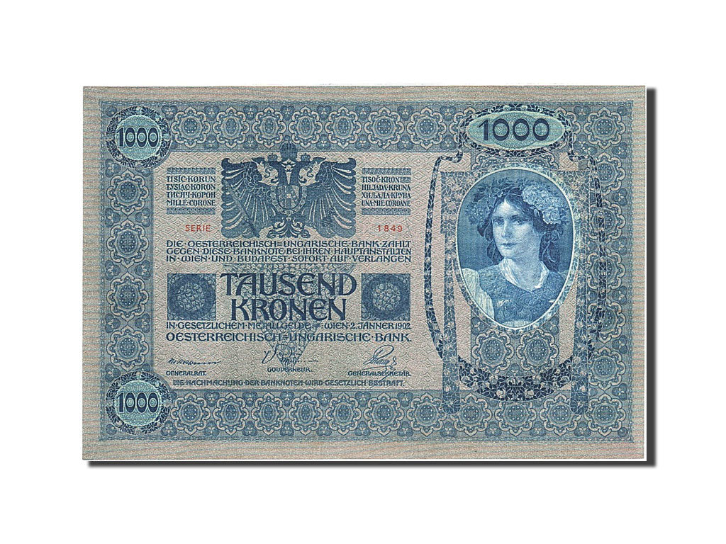 Banknote, Austria, 1000 Kronen, 1919, 1902-01-02, KM:59, UNC(63)