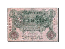 Germany, 50 Mark, 1910, KM:41, 1910-04-21, VF(20-25)