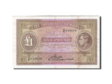 Billet, Malte, 1 Pound, 1940-1943, Undated (1940), KM:20a, TTB