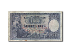 Banknote, Lithuania, 100 Litu, 1927-1928, 1928-03-31, KM:25a, VF(20-25)