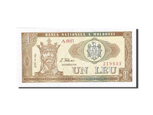 Banconote, Moldava, 1 Leu, 1992, KM:5, 1992, FDS