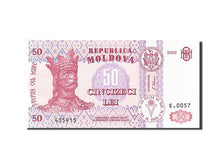 Moldova, 50 Lei, 1992-1994, KM:14b, 2002, NEUF