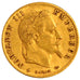 FRANCE, Napoléon III, 5 Francs, 1863, Strasbourg, KM #803.2, AU(50-53), Gold, G.