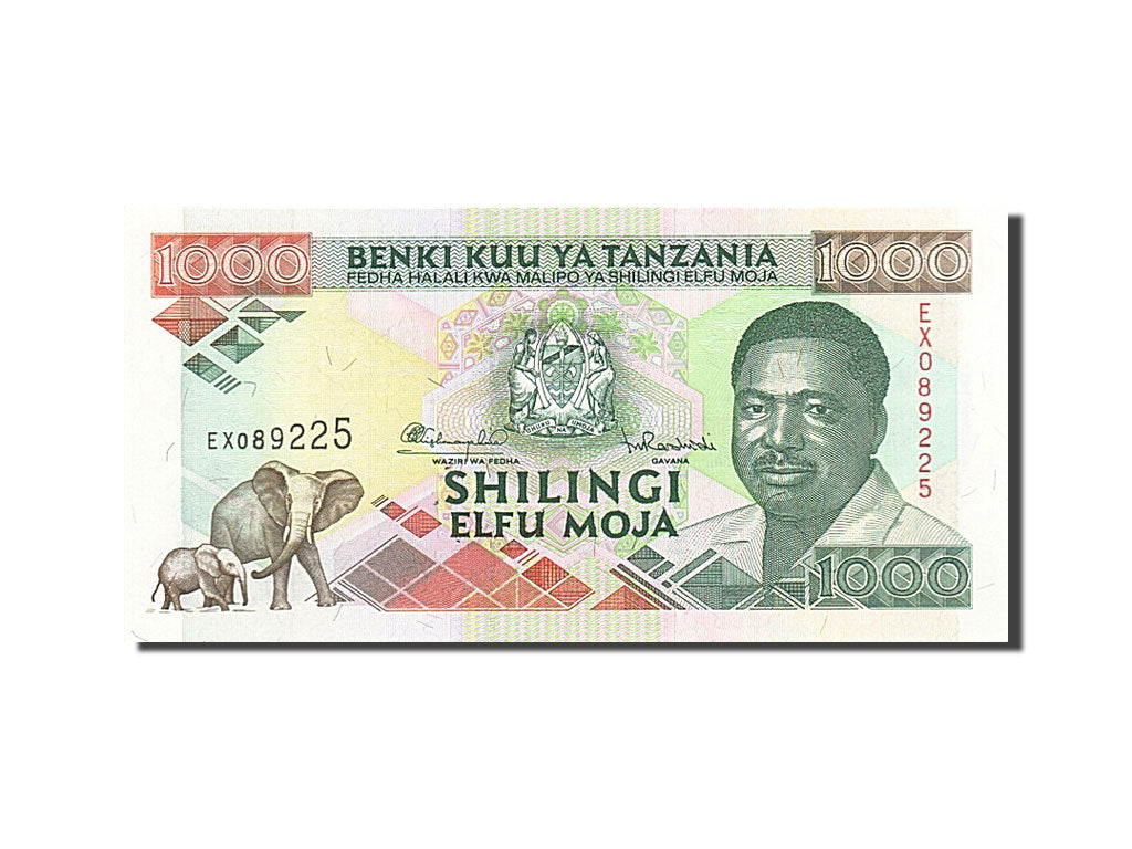 Tanzania, 1000 Shilingi, 1993-1998, Undated (1993), KM:27b, UNC(65-70)