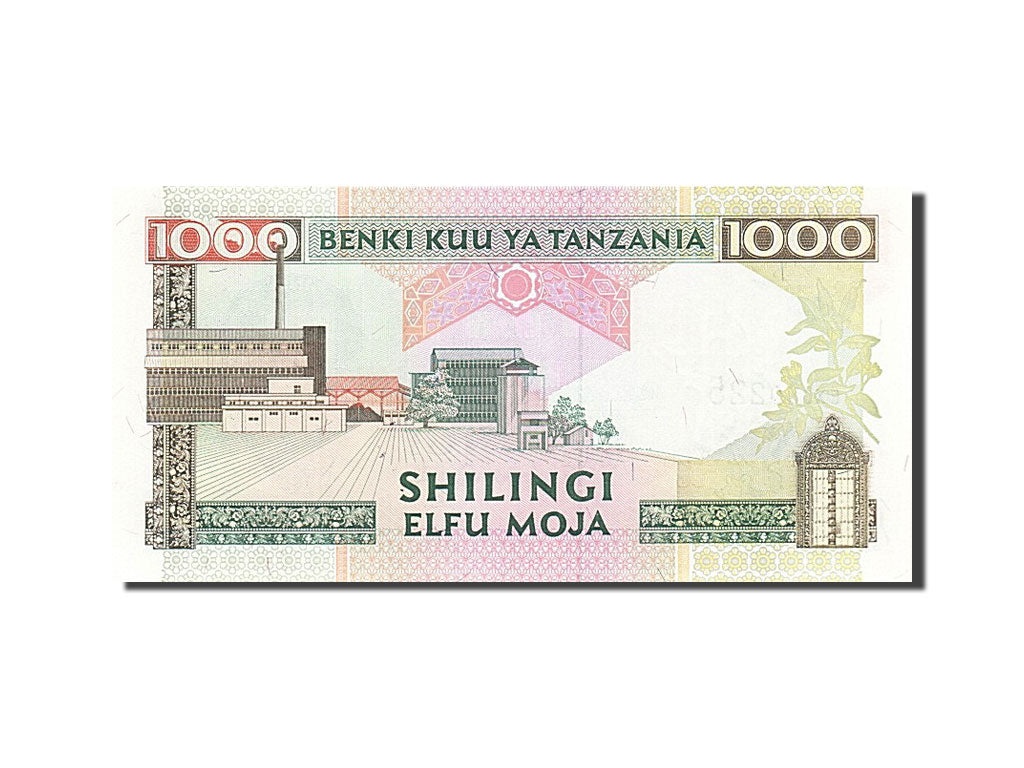 Tanzania, 1000 Shilingi, 1993-1998, Undated (1993), KM:27b, UNC(65-70)
