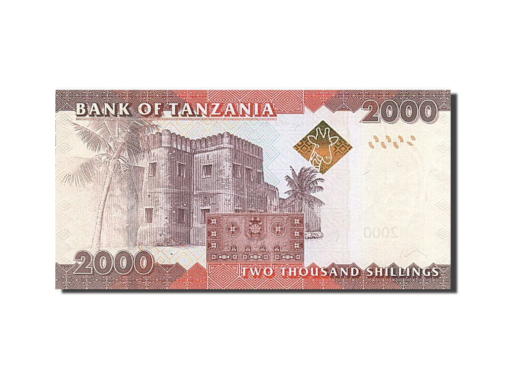 Banknote, Tanzania, 2000 Shilingi, 2010, Undated (2010), KM:42, UNC(65-70)