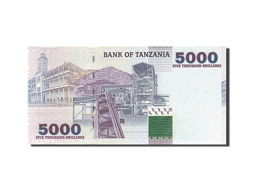 Geldschein, Tanzania, 5000 Shilingi, 2003, Undated (2003), KM:38, UNZ-