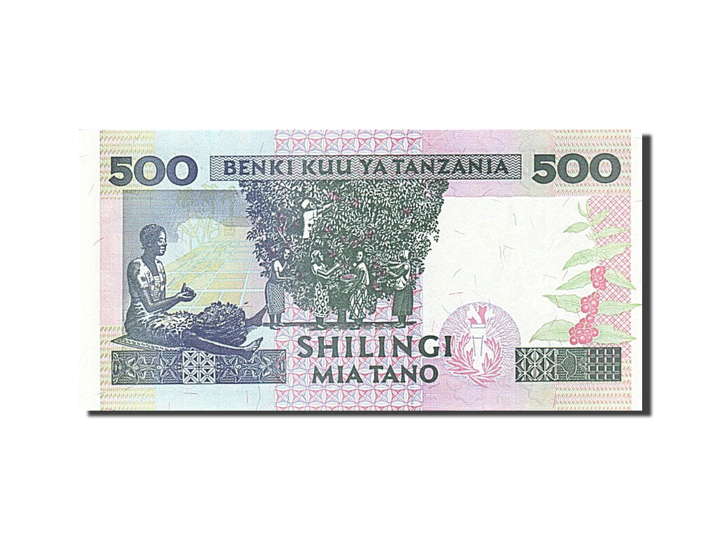 Tanzania, 500 Shilingi, 1997, Undated (1997), KM:30, UNC(65-70)