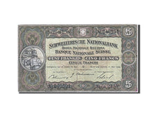 Banknote, Switzerland, 5 Franken, 1911-1914, 1939-05-17, KM:11i, VF(20-25)